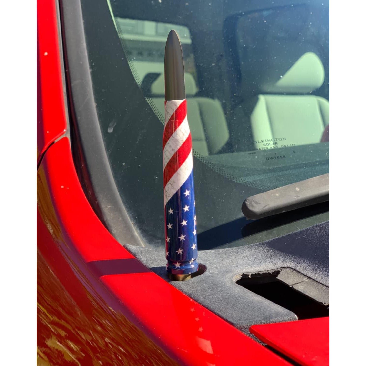 🚨 Bullet Antenna for Dodge Ram & Ford F-Series | Anti-Theft Lock⚡【Truck Pro】🇺🇸Flag Design Radio Antenna F150/F250/F350/Raptor/Bronco (1990-Current) - 360° Signal Booster 🚨 Bullet Antenna for Dodge Ram & Ford F-Series | Anti-Theft Lock⚡【Truck Pro】🇺🇸Flag Design Radio Antenna F150/F250/F350/Raptor/Bronco (1990-Current) - 360° Signal Booster